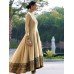 11036 BEIGE KHADI NAKKASHI EUPHORIA WEDDING WEAR DRESS 